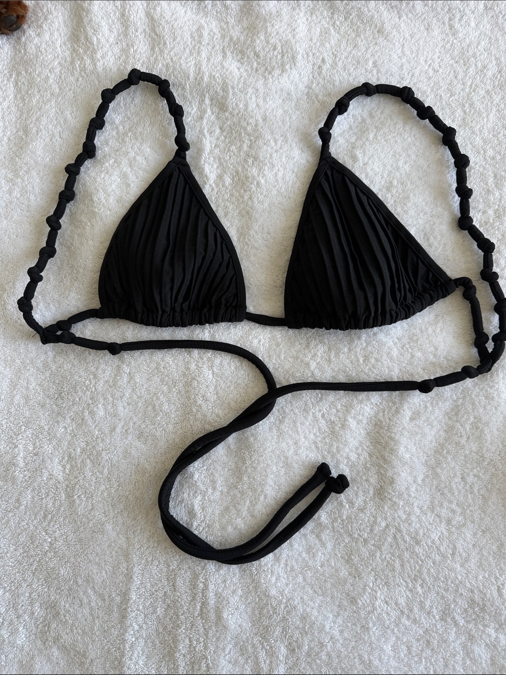 DEVON WINDSOR Black Triangle Bralette